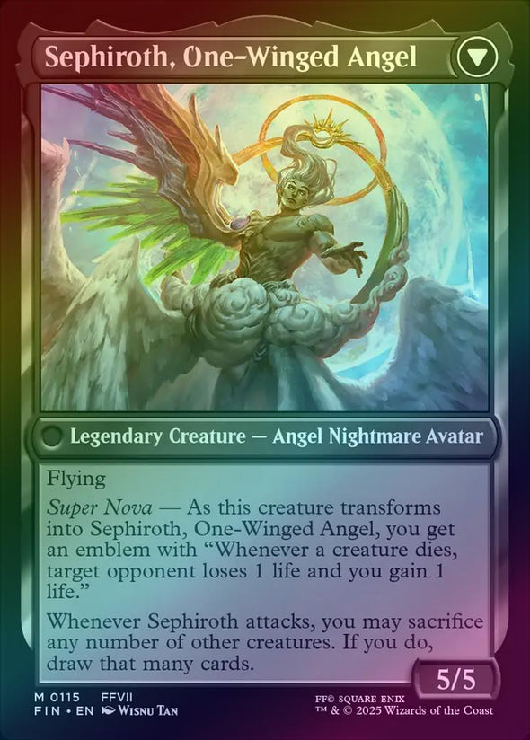 sephiroth one winged angel mtg card MTGNexus
