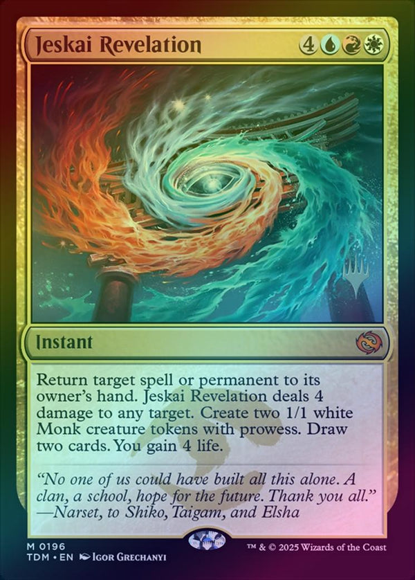 Jeskai Revelation - Promo Pack (Foil) (PTDM)