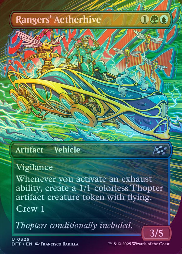 Rangers' Aetherhive - Borderless Revved Up (Foil) (DFT)
