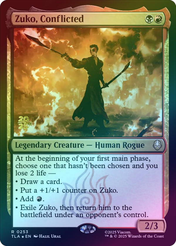 Zuko, Conflicted - Prerelease Promo (Foil) (PTLA)