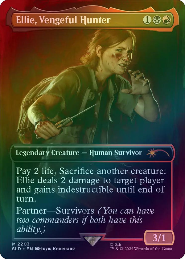 Ellie, Vengeful Hunter - The Last Of Us Part II (Rainbow Foil) (SLD)