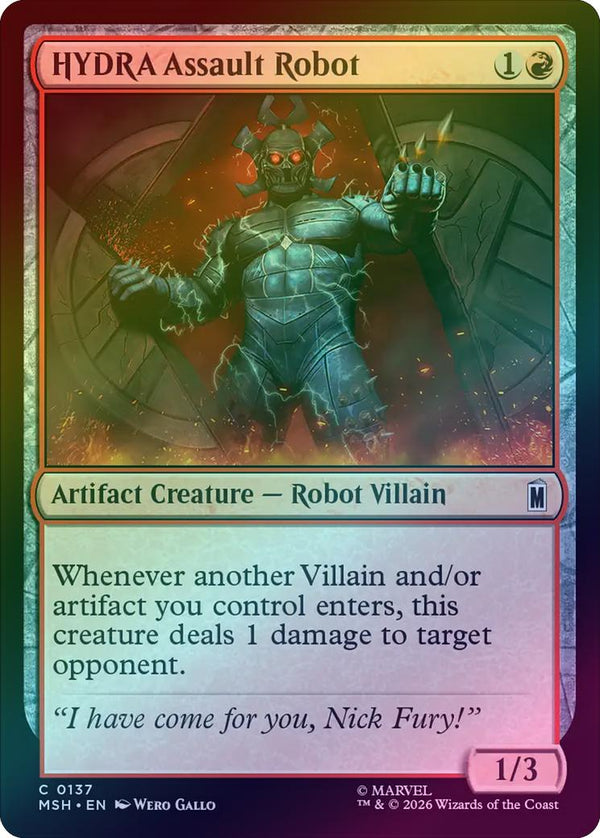 HYDRA Assault Robot (Foil) (MSH) (Pre-Order)