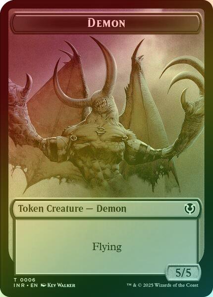 Demon // Human Cleric Token (Foil) (TINR)