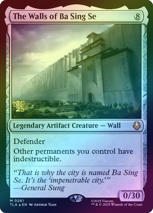 The Walls of Ba Sing Se - Prerelease Promo (Foil) (PTLA)