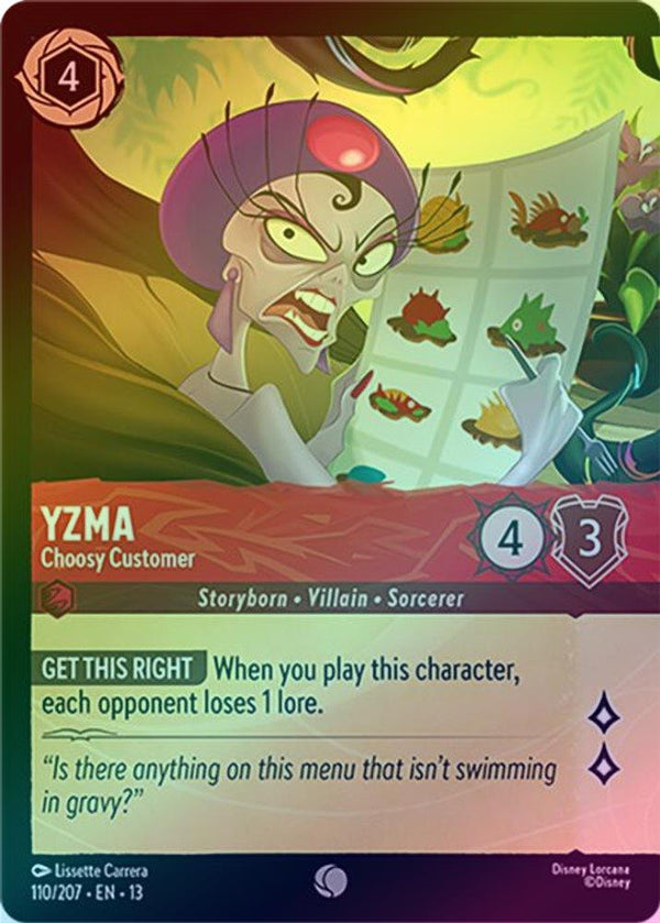 Yzma (Choosy Customer) - 110/207 - Common (Foil)