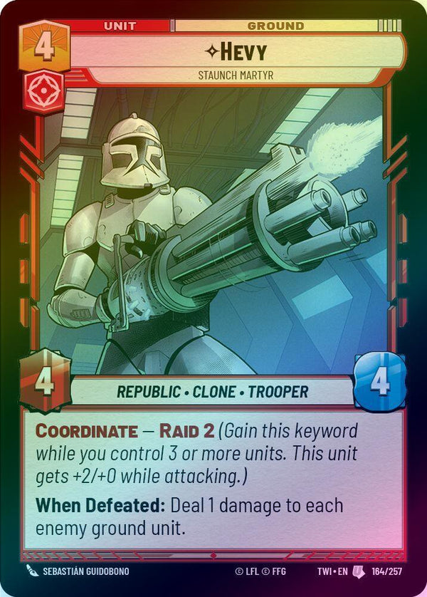 Hevy - Staunch Martyr - 164/257 - Uncommon (Foil)