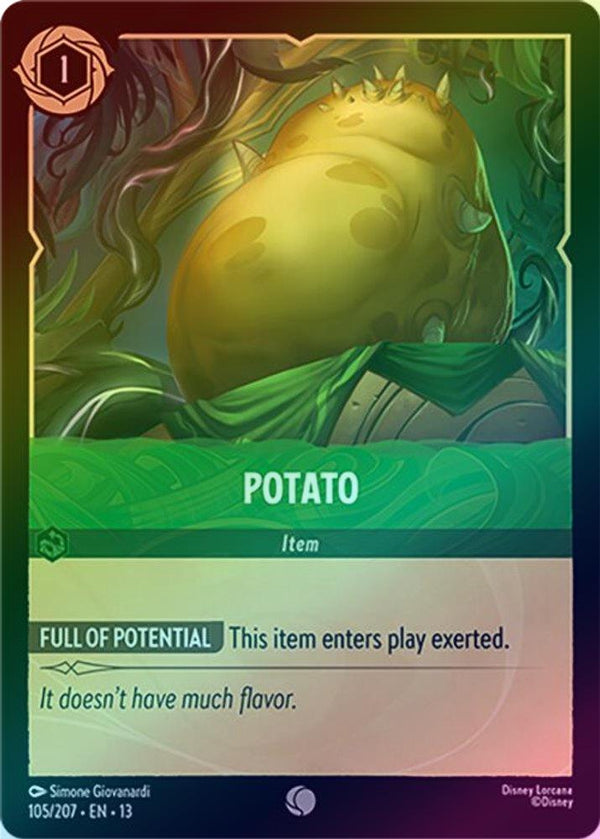 Potato - 105/207 - Common (Foil)