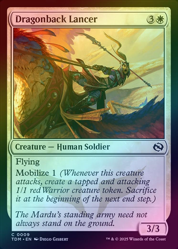 Dragonback Lancer (Foil) (TDM)