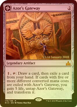 Azor's Gateway // Sanctum of the Sun - Prerelease Promo (Foil) (PRIX)