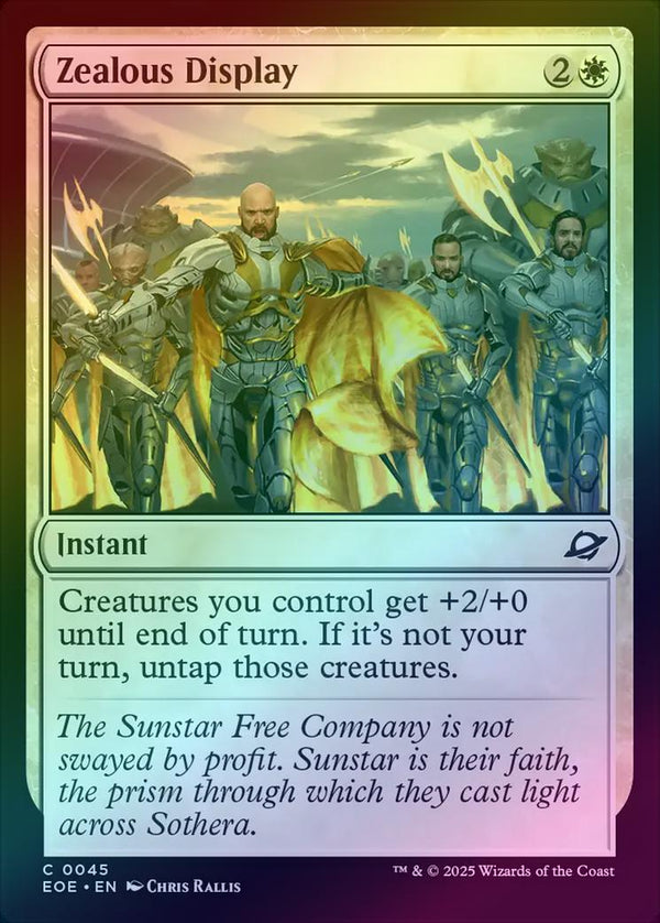 Zealous Display (Foil) (EOE)