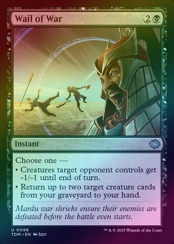 Wail of War (Foil) (TDM)