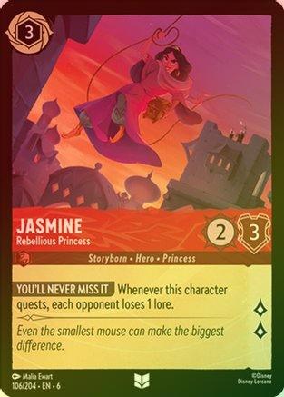 Jasmine (Rebellious Princess) - 106/204 - Uncommon (Foil)