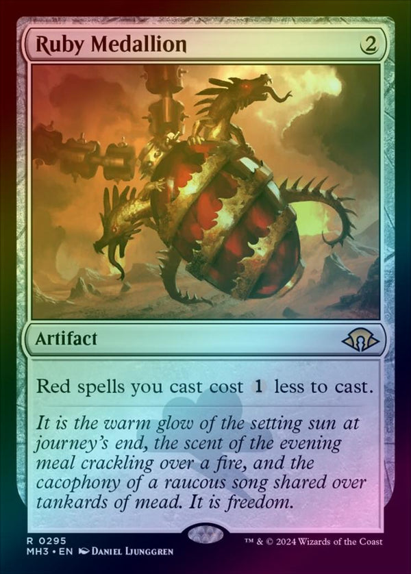 Ruby Medallion (Foil) (MH3)