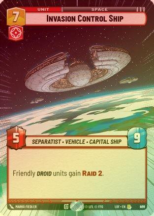 Invasion Control Ship (Hyperspace) - 909 - Rare (Foil)