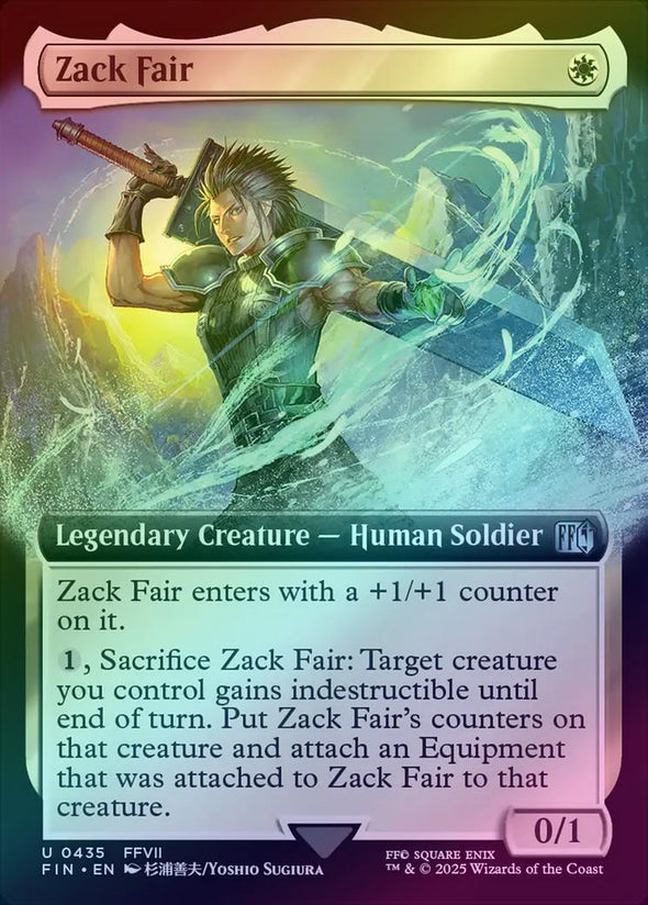 Zack Fair - Extended Art (Foil) (FIN)