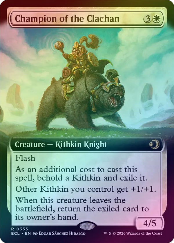 Champion of the Clachan - Extended Art (Foil) (ECL)