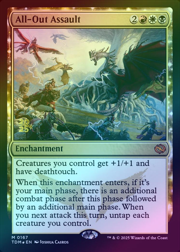 All-Out Assault - Prerelease Promo (Foil) (PTDM)