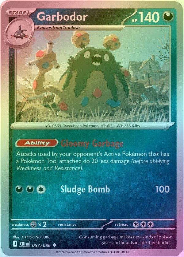 Garbodor - 057/086 - Uncommon - Reverse Holo