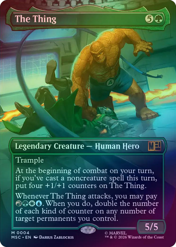 The Thing - Borderless (Foil) (MSC) (Pre-Order)