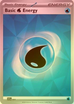 Basic Water Energy - 011 - Common - Reverse Holo