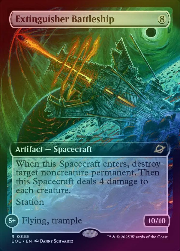 Extinguisher Battleship - Extended Art (Foil) (EOE)