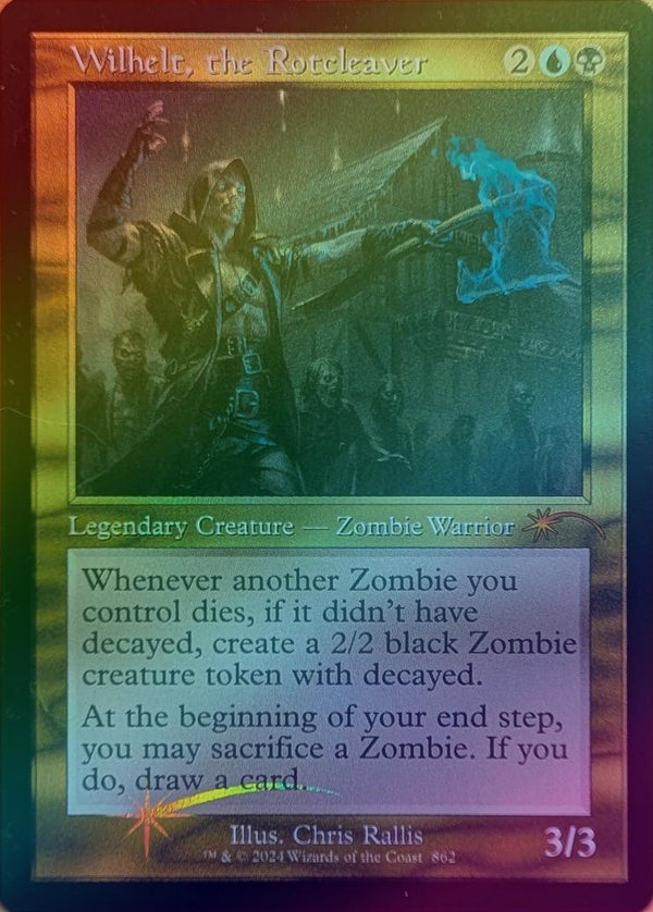 Wilhelt, the Rotcleaver - Retro Frame - Zippy Zombies (Foil) (SLD)