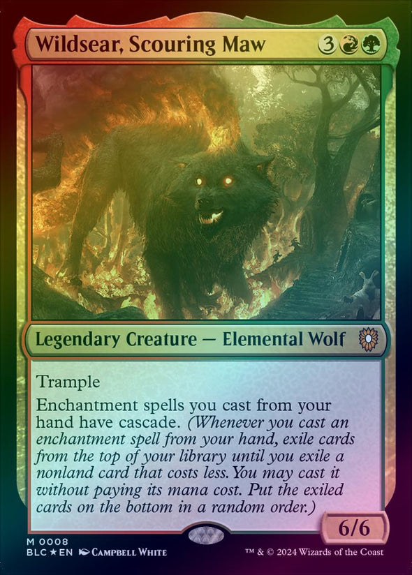 Wildsear, Scouring Maw (Foil) (BLC)