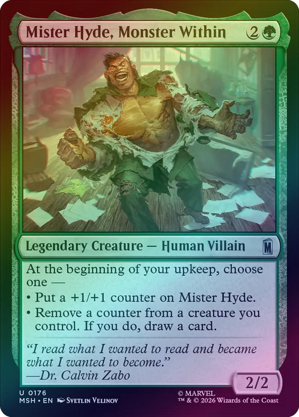 Mister Hyde, Monster Within (Foil) (MSH) (Pre-Order)