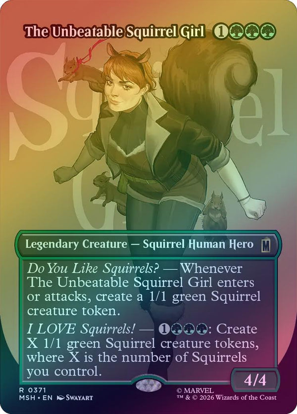The Unbeatable Squirrel Girl - Logo Showcase (Foil) (MSH) (Pre-Order)