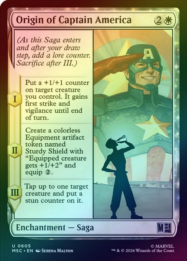 Origin of Captain America (Foil) (MSC)