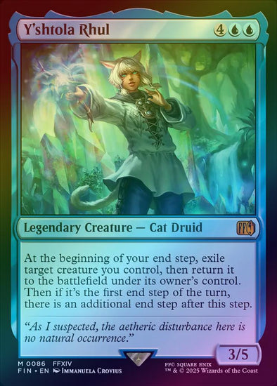y'shtola art card mtg Y'Shtola Rhul Card Sleeves – Final Fantasy main image 1
