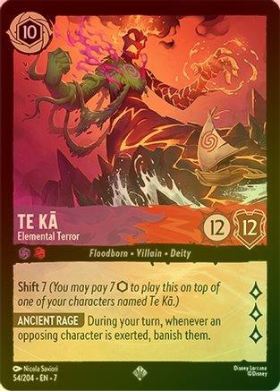 Te Ka (Elemental Terror) - 54/204 - Super Rare (Foil)