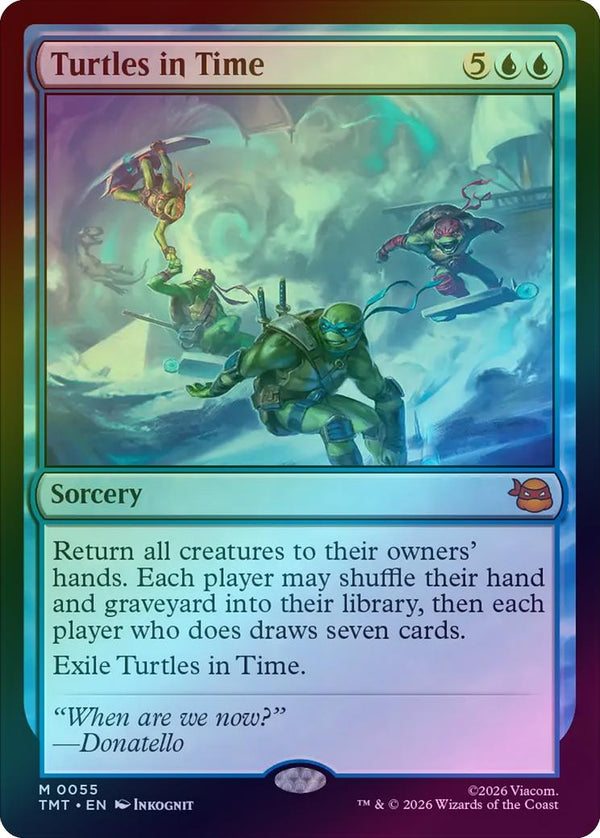 Turtles in Time (Foil) (TMT)
