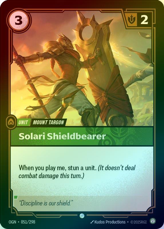 Solari Shieldbearer - 051/298 - Common (Foil)