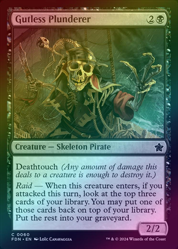 Gutless Plunderer (Foil) (FDN)