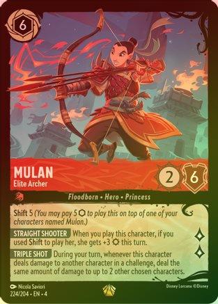 Mulan (Elite Archer) (Illumineer's Quest: Deep Trouble) - 244/204 - Legendary (Foil)