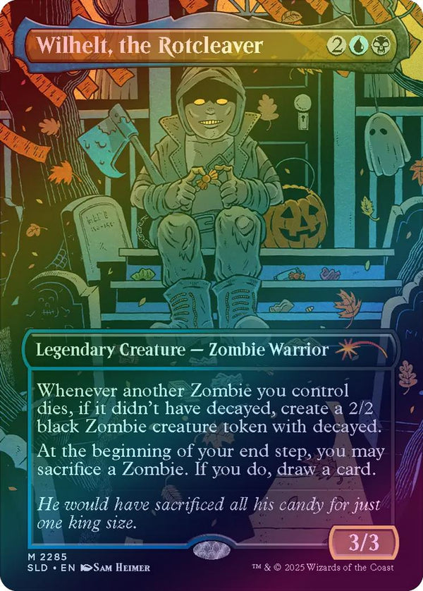 Wilhelt, the Rotcleaver - Trick Or Treat (Rainbow Foil) (SLD)