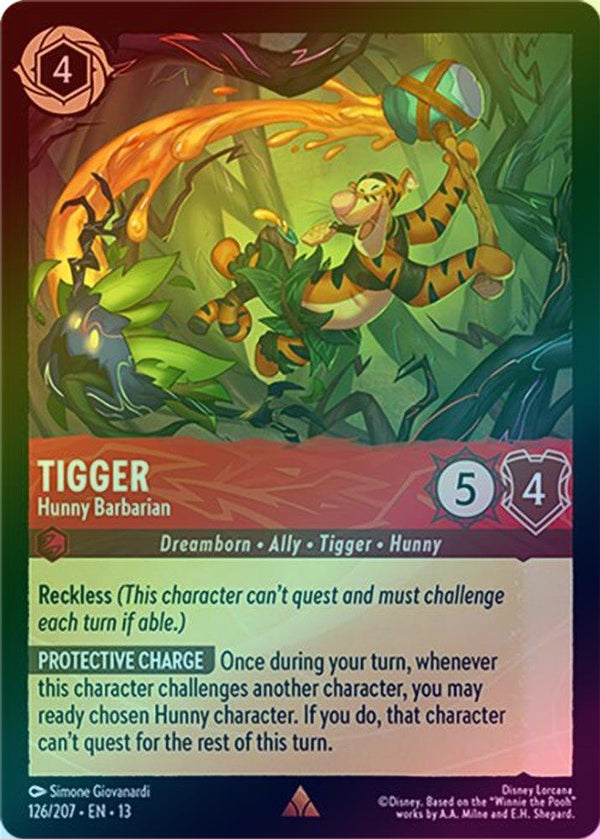 Tigger (Hunny Barbarian) - 126/207 - Rare (Foil)