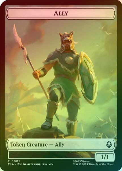 Ally (005) // Clue (018) Token (Foil) (TTLA)