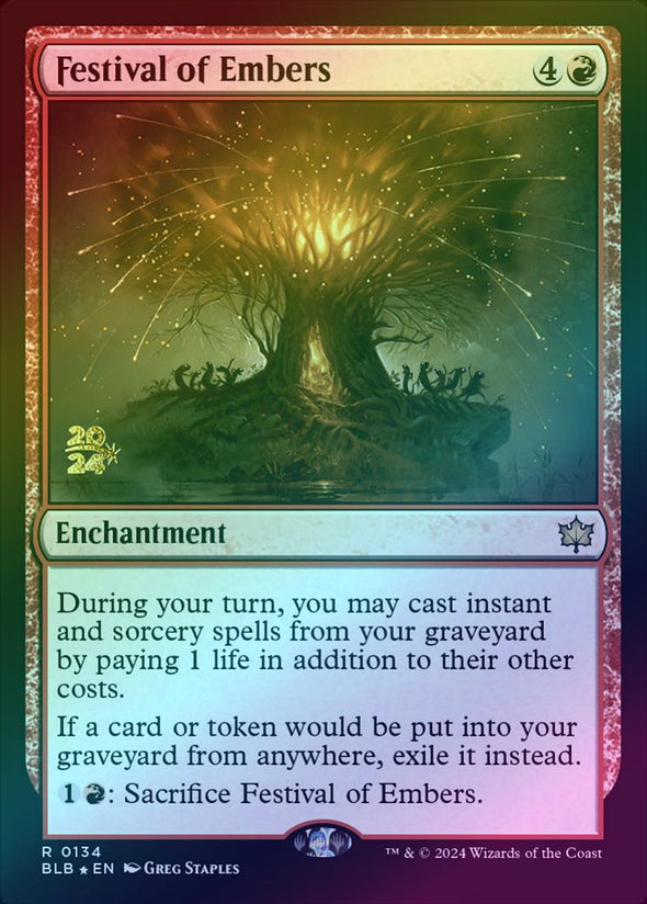 Festival of Embers - Prerelease Promo (Foil) (PBLB)