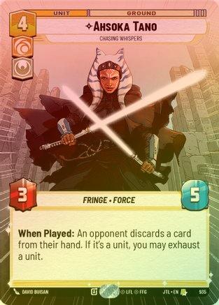 Ahsoka Tano - Chasing Whispers (Hyperspace) - 935 - Rare (Foil)