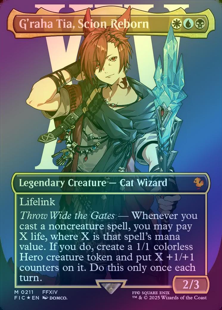 401 Games Canada - G'raha Tia, Scion Reborn - Borderless (Surge Foil) (FIC) 401 Games Canada - G'raha Tia, Scion Reborn - Borderless (Surge Foil) (FIC)