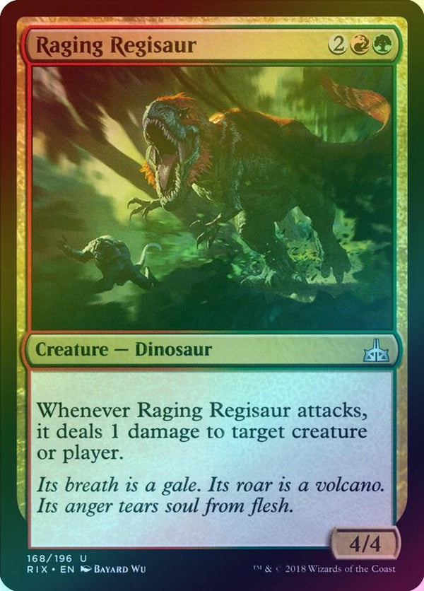 Raging Regisaur (Foil) (RIX)