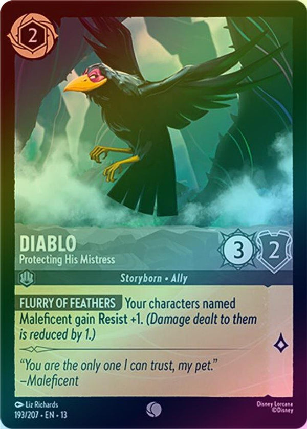 Diablo (Protecting His Mistress) - 193/207 - Common (Foil)