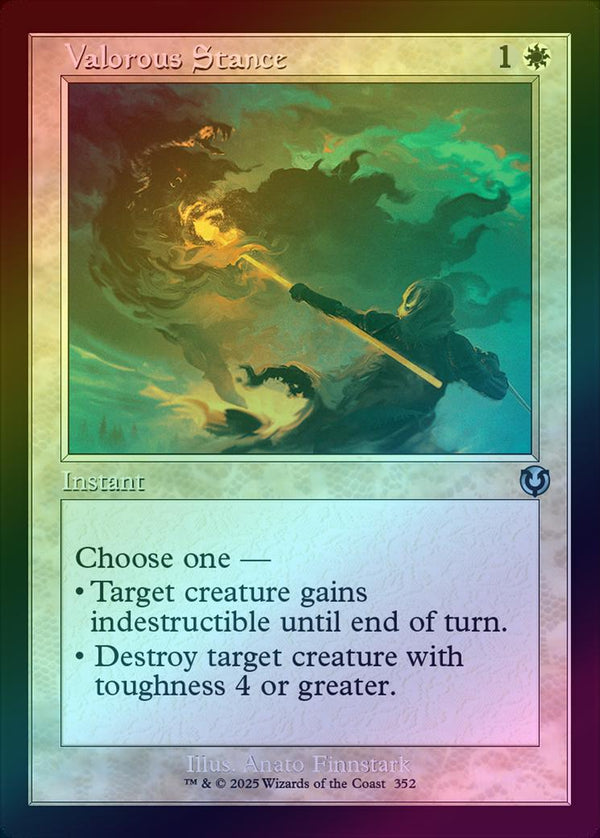 Valorous Stance - Retro Frame (Foil) (INR)