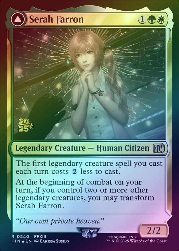 Serah Farron // Crystallized Serah - Prerelease Promo (Foil) (PFIN)