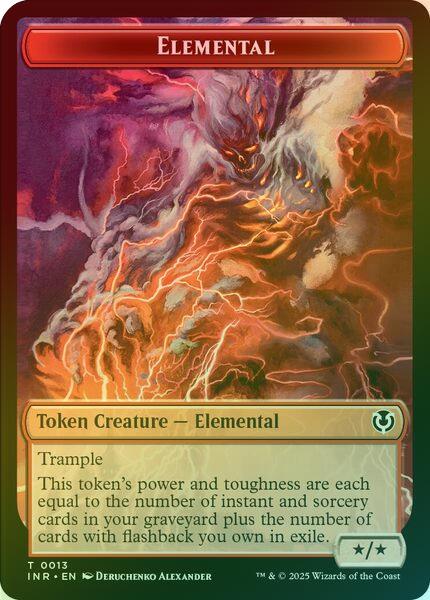 Elemental // Human (014) Token (Foil) (TINR)