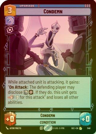 Condemn (Foil) - 548 - Rare (Foil)
