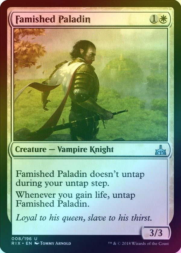 Famished Paladin (Foil) (RIX)