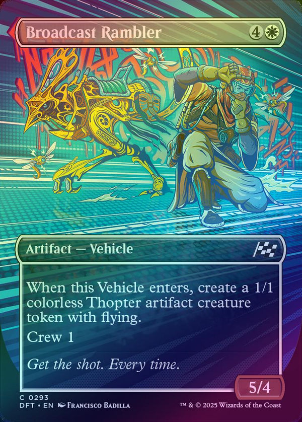 Broadcast Rambler - Borderless Revved Up (Foil) (DFT)
